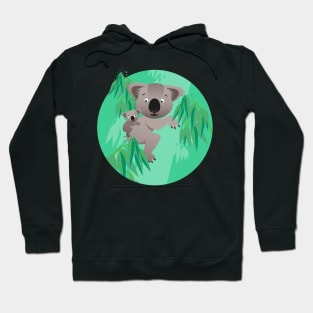 Animals in the nursery - koalas in the jungle Hoodie